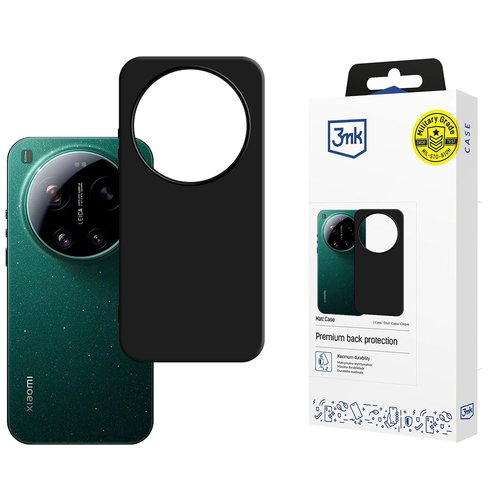 Étui pour Xiaomi 17 Ultra, 3MK, Noir