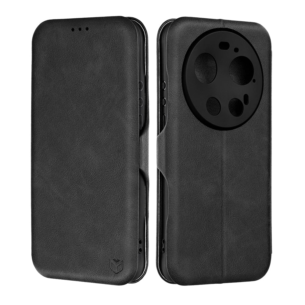 Custodia per Xiaomi 17 Ultra, Techsuit, Safe Wallet Plus, Nera
