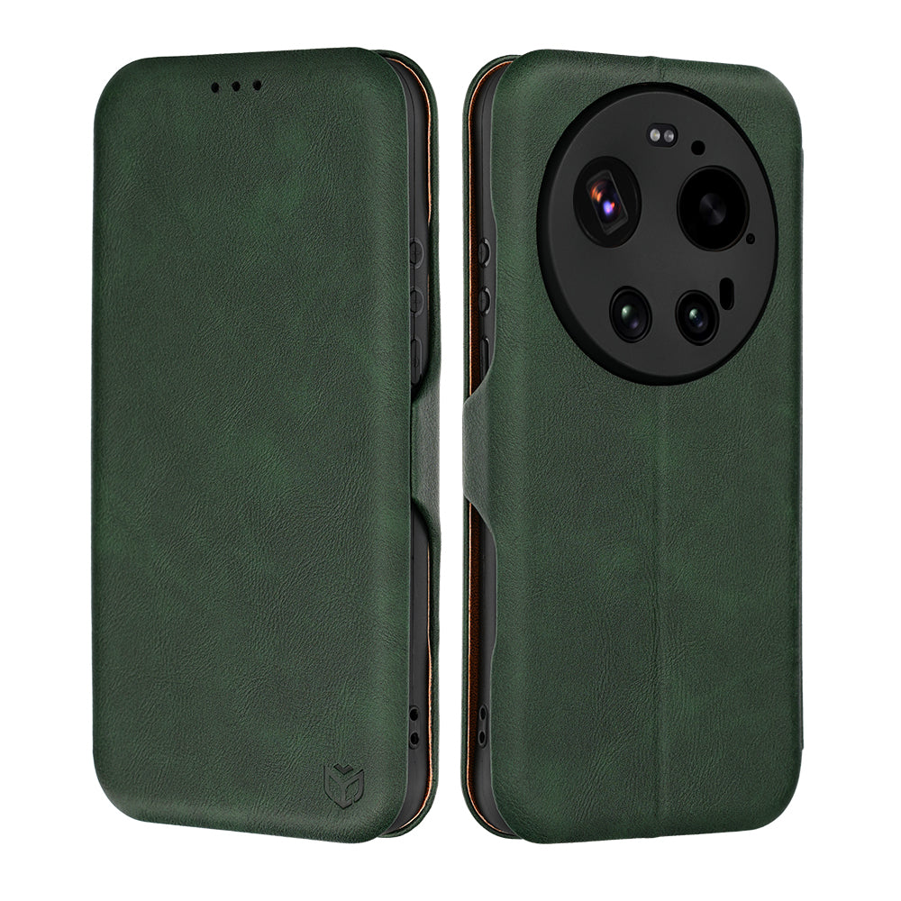 Custodia per Xiaomi 17 Ultra, Techsuit, Safe Wallet Plus, Verde