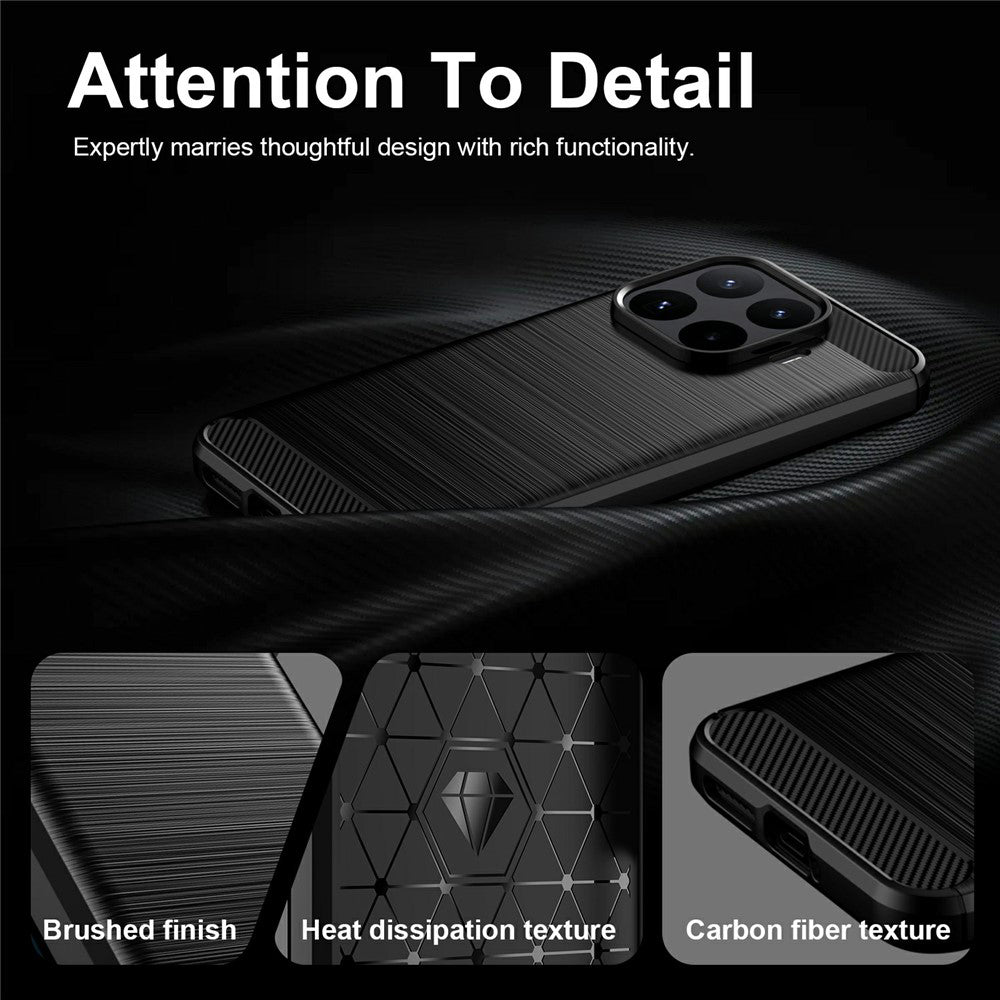 Custodia per Xiaomi 17T Pro, Techsuit, Carbonio, Nera