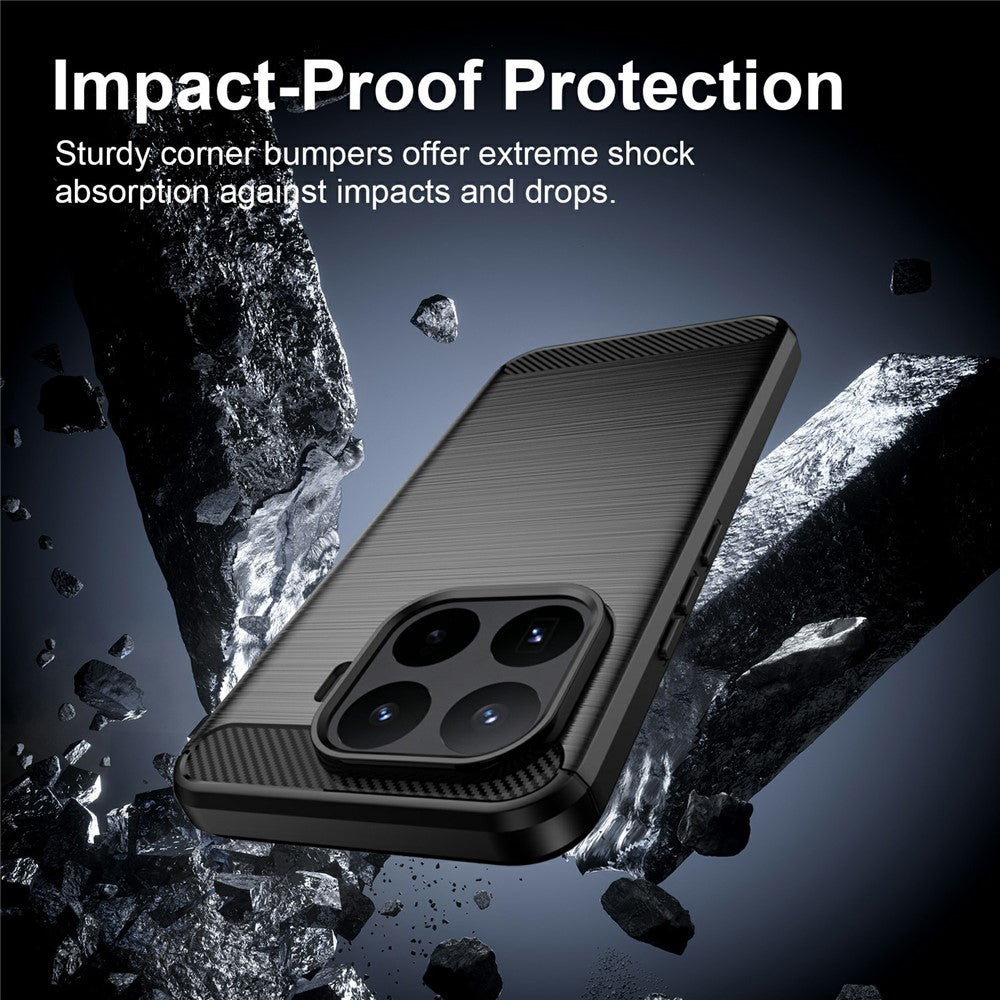 Custodia per Xiaomi 17T Pro, Techsuit, Carbonio, Nera