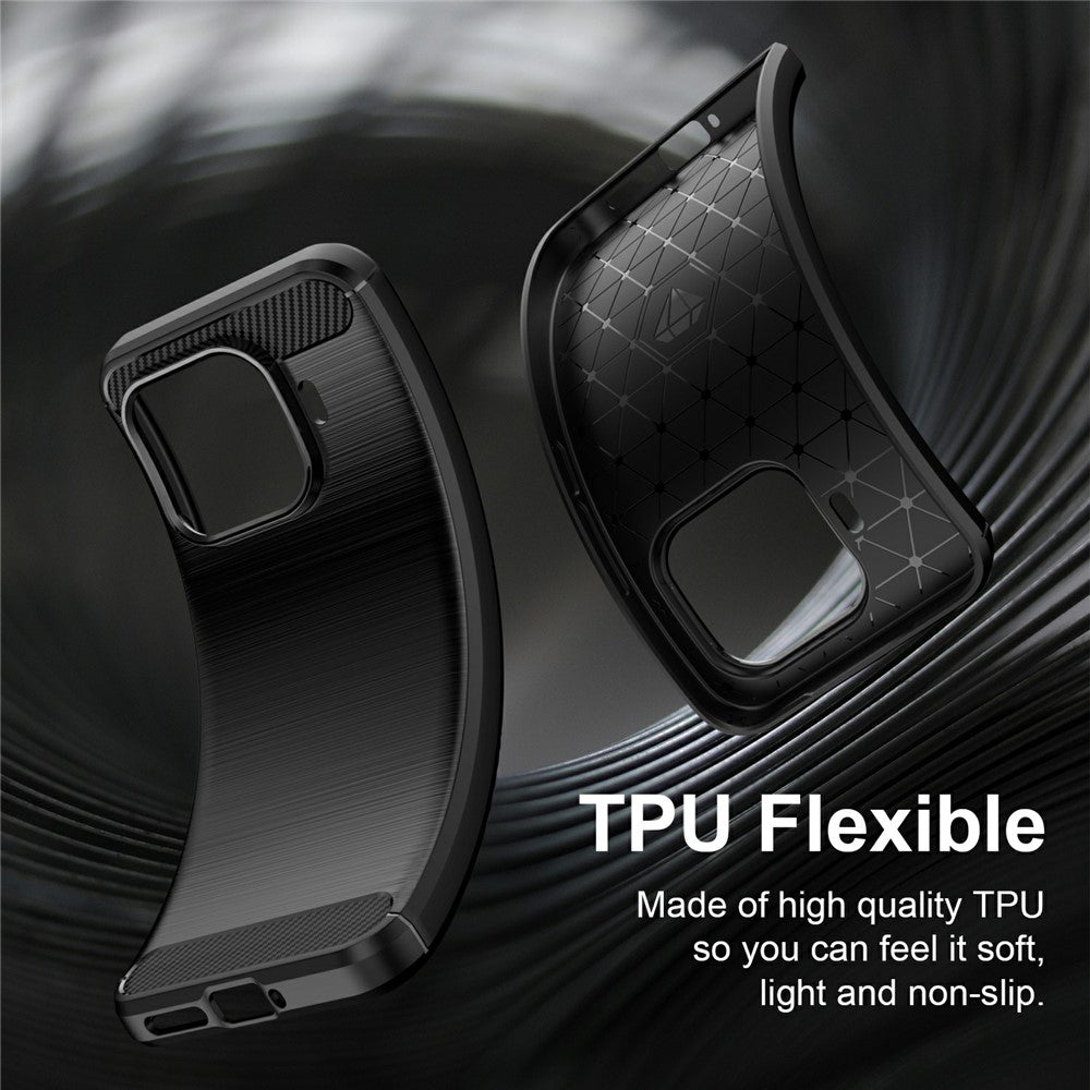 Custodia per Xiaomi 17T Pro, Techsuit, Carbonio, Nera