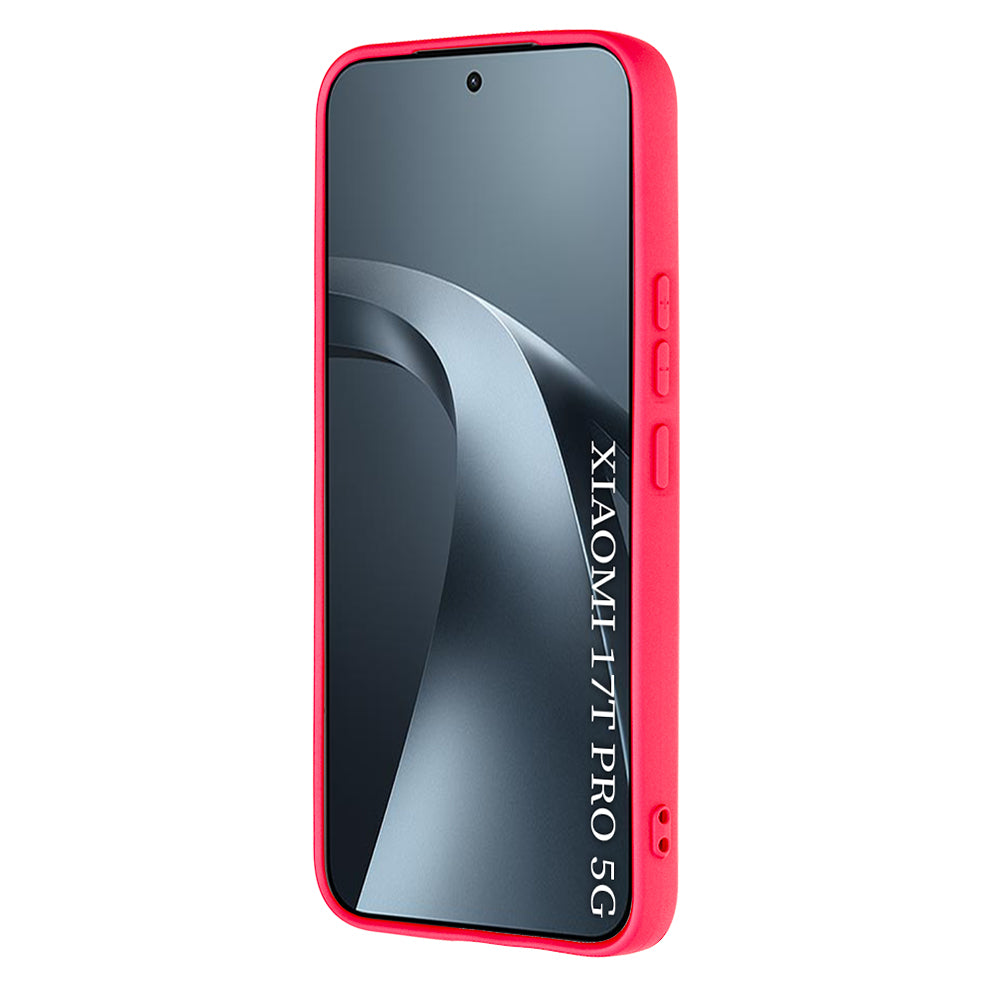 Custodia per Xiaomi 17T Pro, Techsuit, SoftFlex, Rosa Scuro