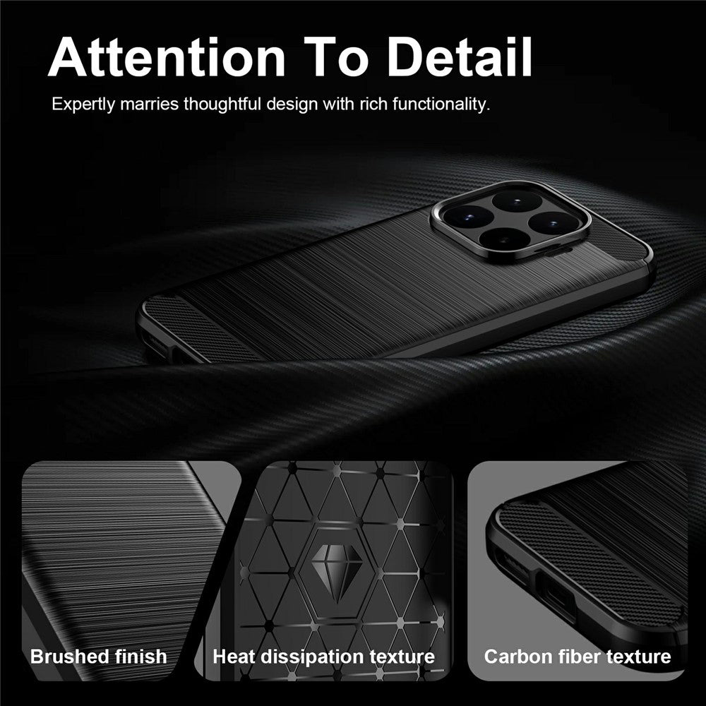 Coque pour Xiaomi 17T, Techsuit, Carbone, Bleue