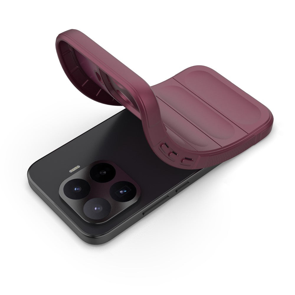 Hülle für Xiaomi 17T, Techsuit, Magic Shield, Weinrot