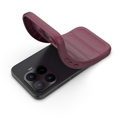 Hülle für Xiaomi 17T, Techsuit, Magic Shield, Weinrot
