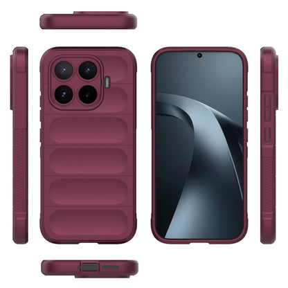Hülle für Xiaomi 17T, Techsuit, Magic Shield, Weinrot