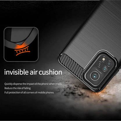 Custodia per Xiaomi Mi 10T 5G / 10T Pro 5G, Techsuit, Carbonio, Nera