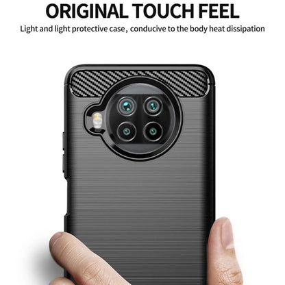 Custodia per Xiaomi Mi 10T Lite 5G, Techsuit, Carbonio, Nera