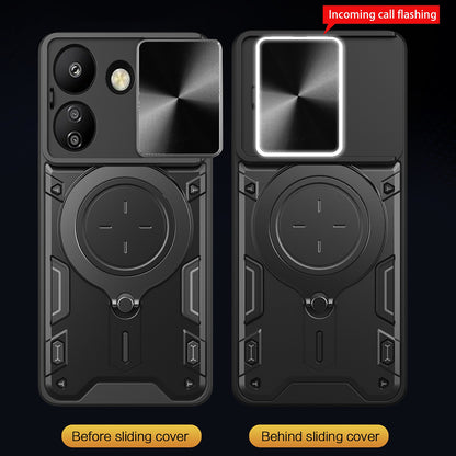 Hülle für Xiaomi Poco C65 / Redmi 13C, Techsuit, CamGuard Pro, Schwarz
