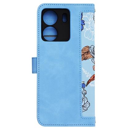 Custodia per Xiaomi Poco C65 / Redmi 13C, Techsuit, FlipCraft, Blu