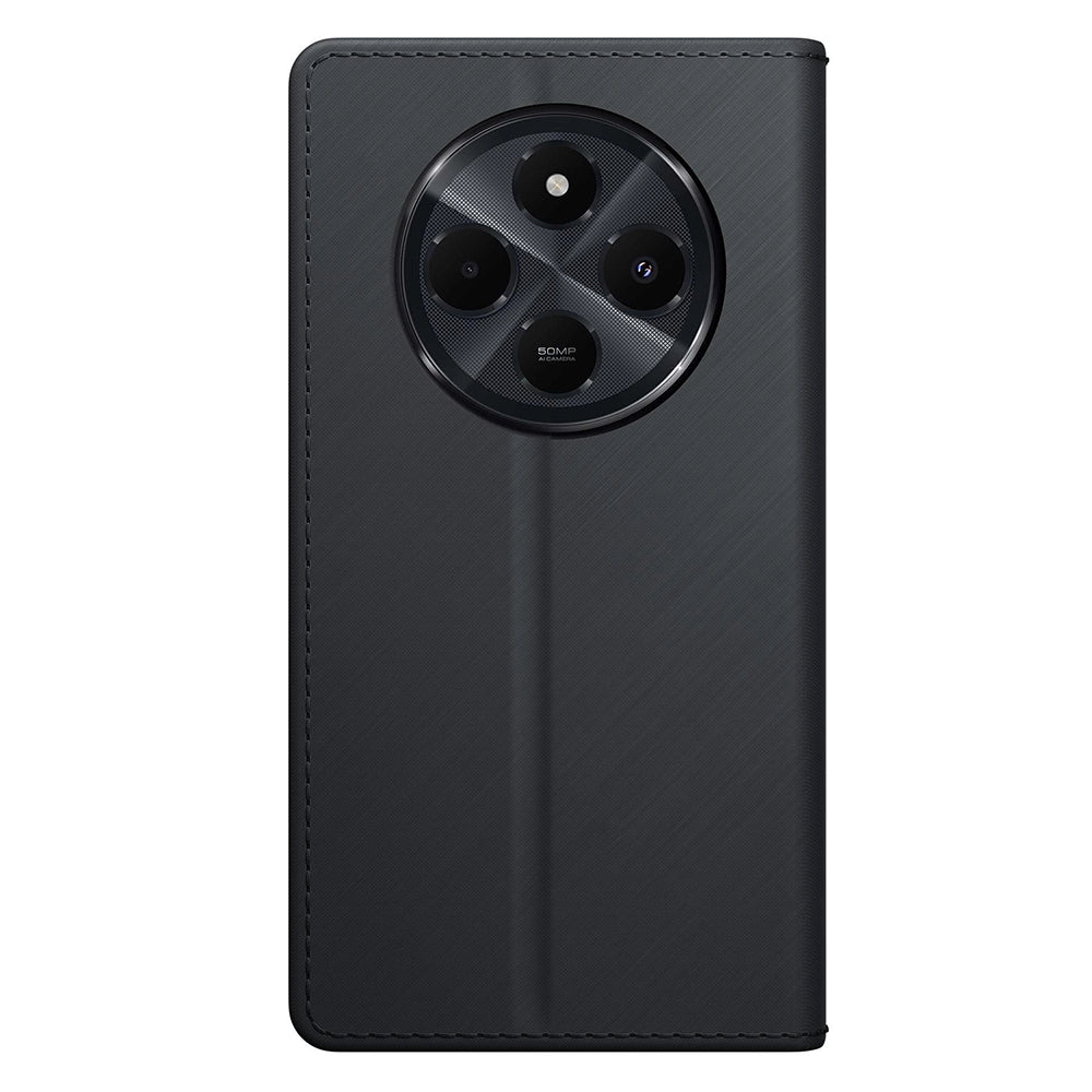 Custodia per Xiaomi Poco C75 / Redmi 14C, 3MK, Wallet, Nera
