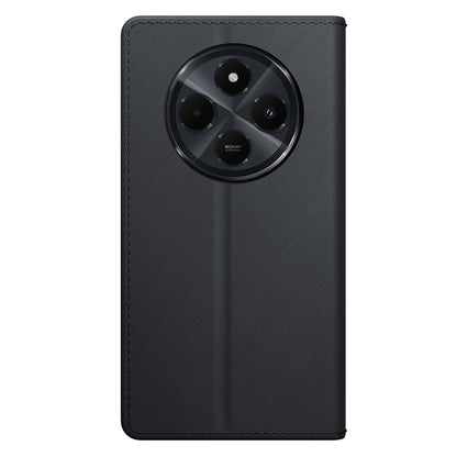 Custodia per Xiaomi Poco C75 / Redmi 14C, 3MK, Wallet, Nera