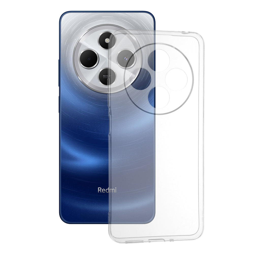 Custodia per Xiaomi Poco C75 / Redmi 14C, Techsuit, Chiara, Trasparente