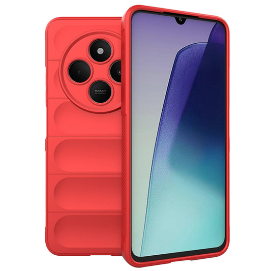 Coque pour Xiaomi Poco C75 / Redmi 14C, Techsuit, Magic Shield, Rouge