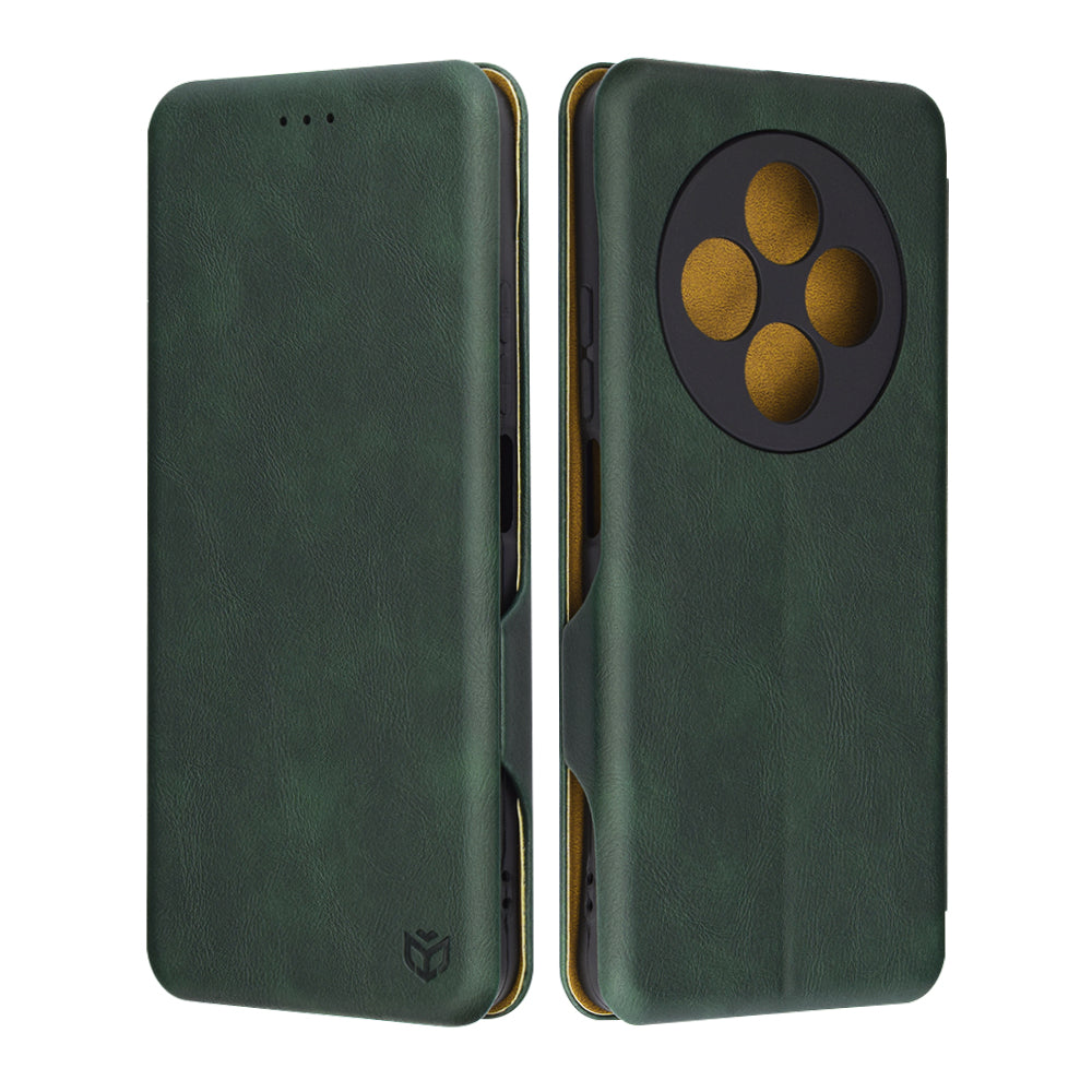 Hülle für Xiaomi Poco C75 / Redmi 14C, Techsuit, Safe Wallet Plus, Grün