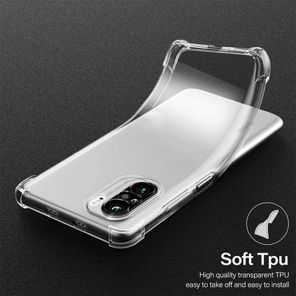 Coque pour Xiaomi Poco F3 / Mi 11i, Techsuit, Anti-choc Claire, Transparente