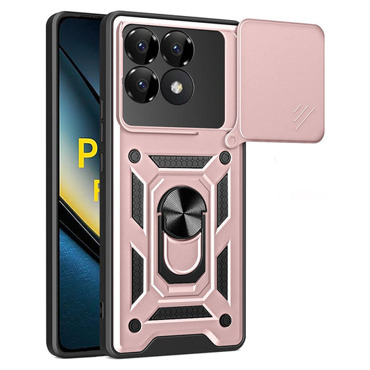 Coque pour Xiaomi Poco F6 Pro, Techsuit, CamShield, Rose