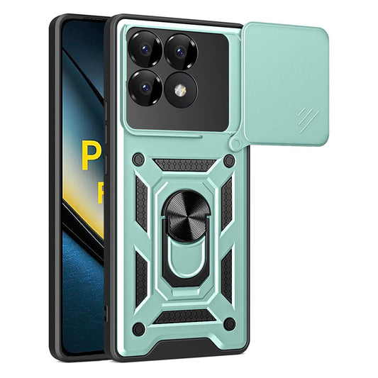 Coque pour Xiaomi Poco F6 Pro, Techsuit, CamShield, Vert