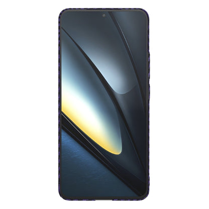 Coque pour Xiaomi Poco F6 Pro, Techsuit, Carbonite FiberShell, Violet
