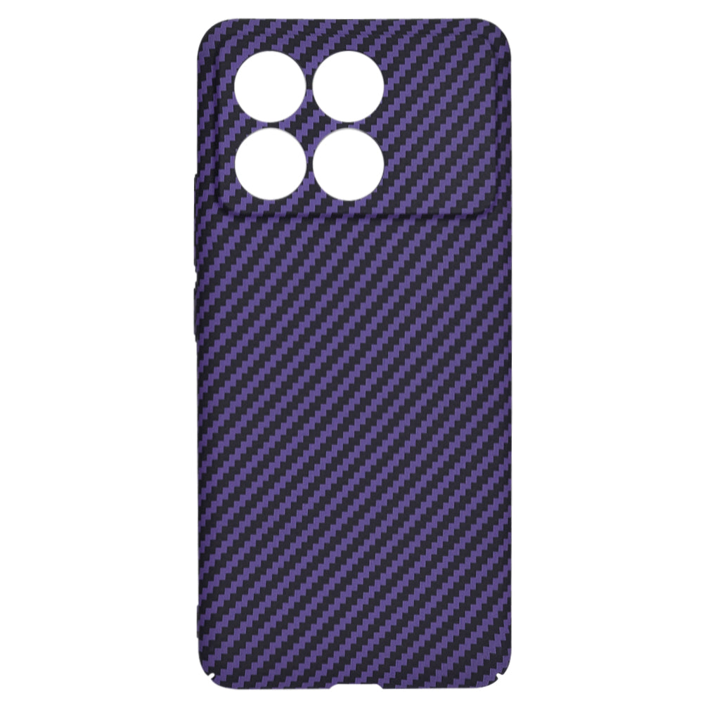 Coque pour Xiaomi Poco F6 Pro, Techsuit, Carbonite FiberShell, Violet