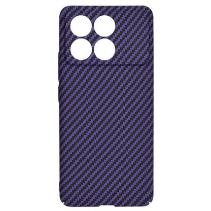 Coque pour Xiaomi Poco F6 Pro, Techsuit, Carbonite FiberShell, Violet
