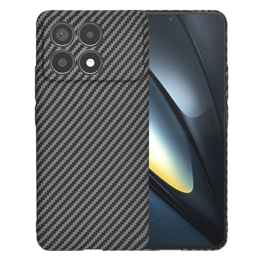 Coque pour Xiaomi Poco F6 Pro, Techsuit, Carbonite FiberShell, Noire