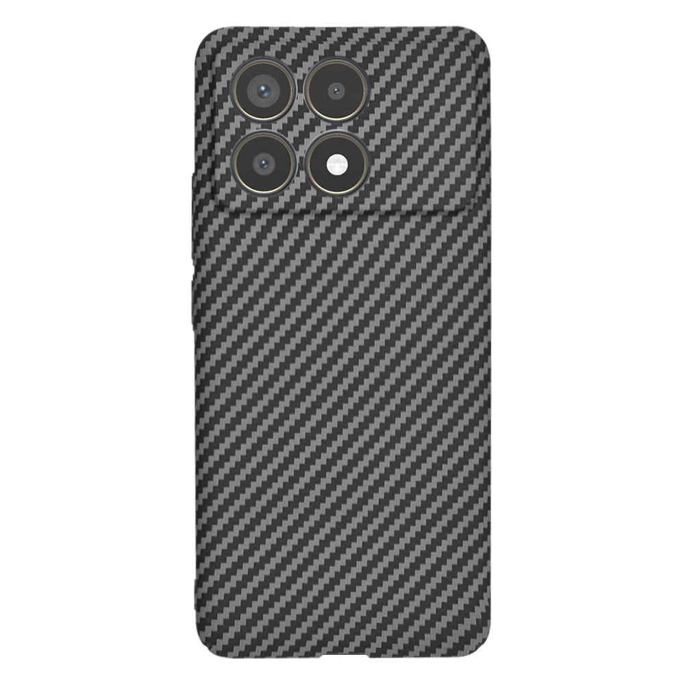 Coque pour Xiaomi Poco F6 Pro, Techsuit, Carbonite FiberShell, Noire