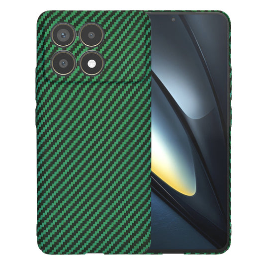 Coque pour Xiaomi Poco F6 Pro, Techsuit, Carbonite FiberShell, Vert