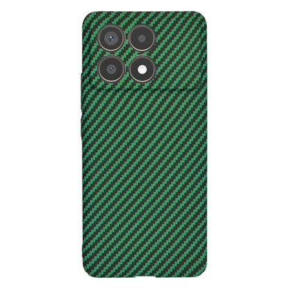 Custodia per Xiaomi Poco F6 Pro, Techsuit, Carbonite FiberShell, Verde