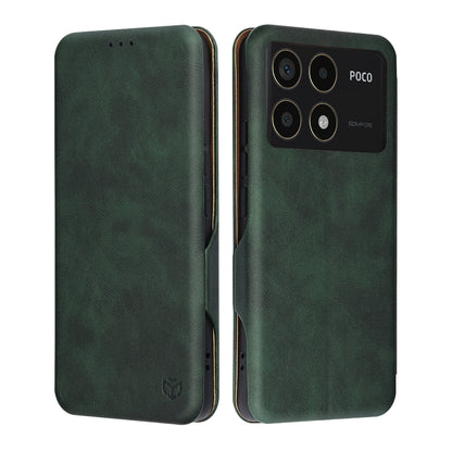 Coque pour Xiaomi Poco F6 Pro, Techsuit, Safe Wallet Plus, Vert