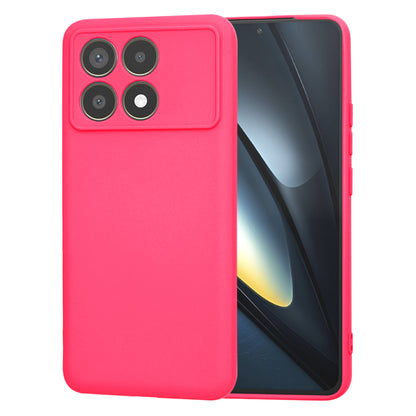 Custodia per Xiaomi Poco F6 Pro, Techsuit, SoftFlex, Rosa Scuro