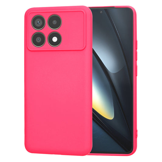 Coque pour Xiaomi Poco F6 Pro, Techsuit, SoftFlex, Rose Foncé