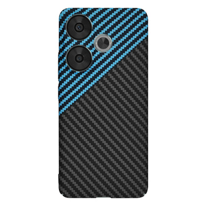 Étui pour Xiaomi Poco F6, Techsuit, Carbonite FiberShell, Bleu