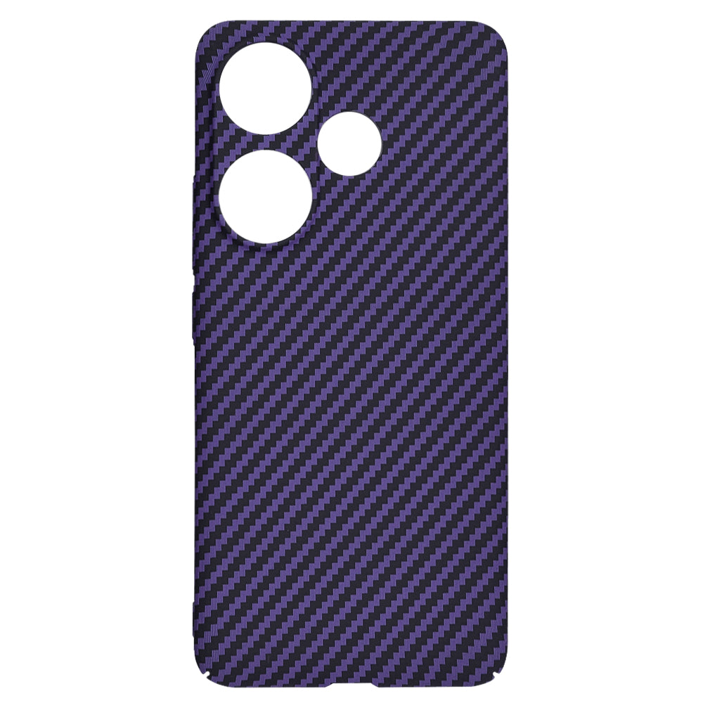 Coque pour Xiaomi Poco F6, Techsuit, Carbonite FiberShell, Violet