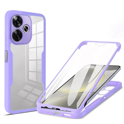 Hülle für Xiaomi Poco F6, Techsuit, ColorVerse 360, Lila