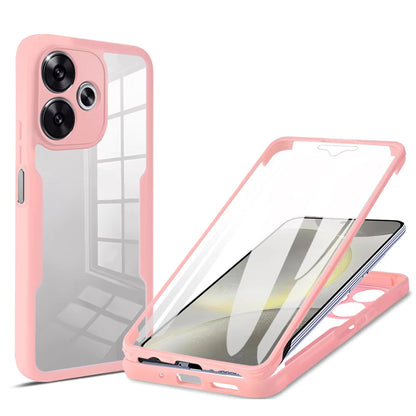 Hülle für Xiaomi Poco F6, Techsuit, ColorVerse 360, Rosa