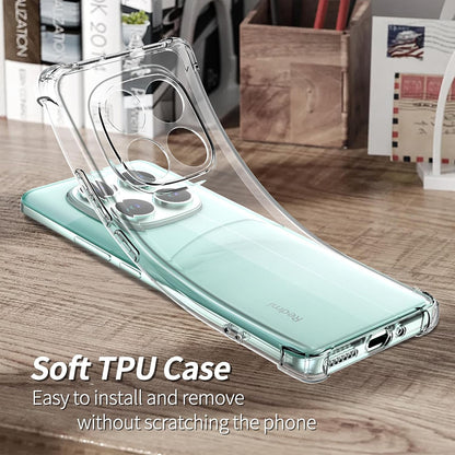Custodia per Xiaomi Poco F7 Ultra, Techsuit, Shockproof Clear, Trasparente