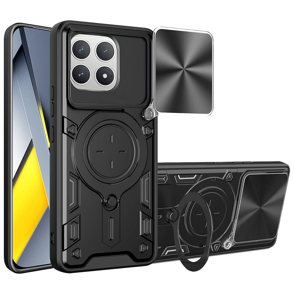 Custodia per Xiaomi Poco F8 Pro, Techsuit, CamGuard Pro, Nera
