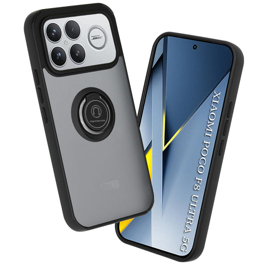 Custodia per Xiaomi Poco F8 Ultra, Techsuit, Glinth, Nera