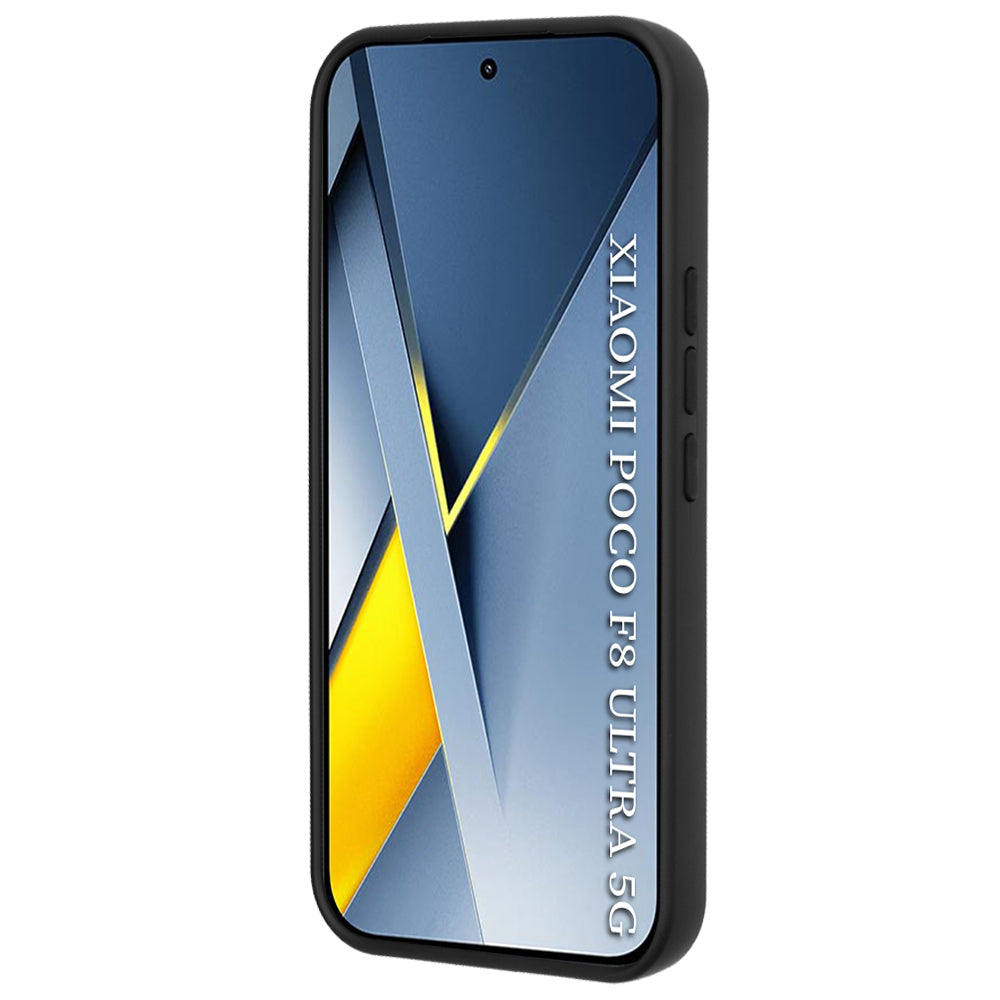 Hülle für Xiaomi Poco F8 Ultra, Techsuit, Glinth, Schwarz