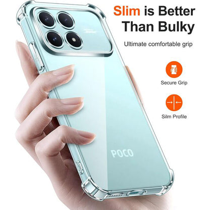 Étui pour Xiaomi Poco F8 Ultra, Techsuit, Shockproof Clear, Transparent
