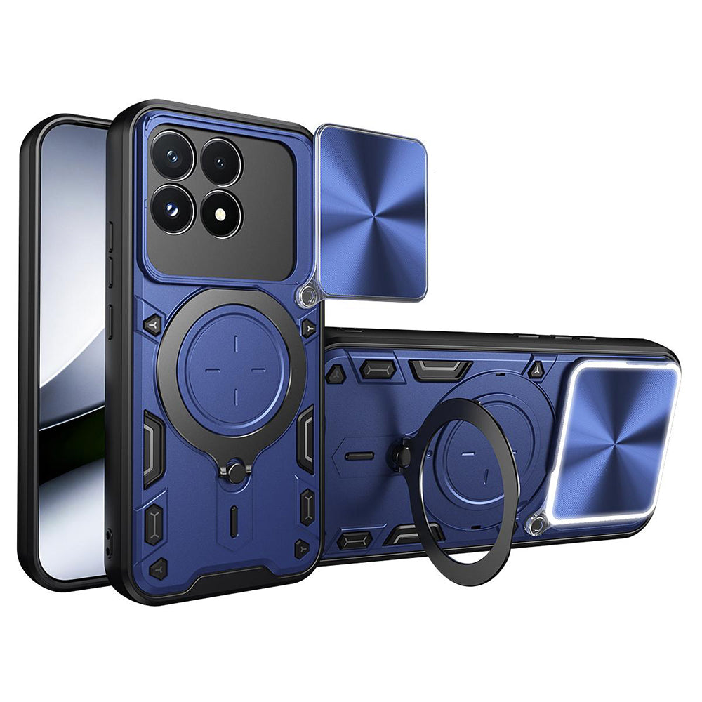 Hülle für Xiaomi Poco F9 Pro, Techsuit, CamGuard Pro, Blau