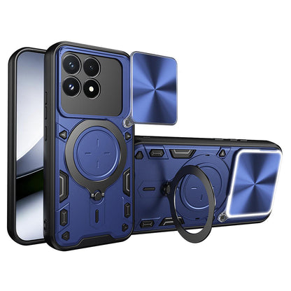 Hülle für Xiaomi Poco F9 Pro, Techsuit, CamGuard Pro, Blau