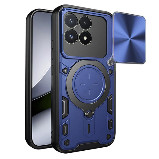 Custodia per Xiaomi Poco F9 Pro, Techsuit, CamGuard Pro, Blu