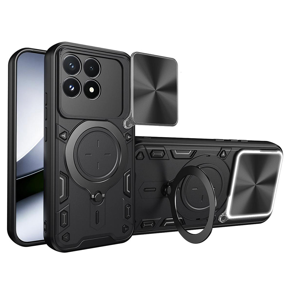 Hülle für Xiaomi Poco F9 Pro, Techsuit, CamGuard Pro, Schwarz