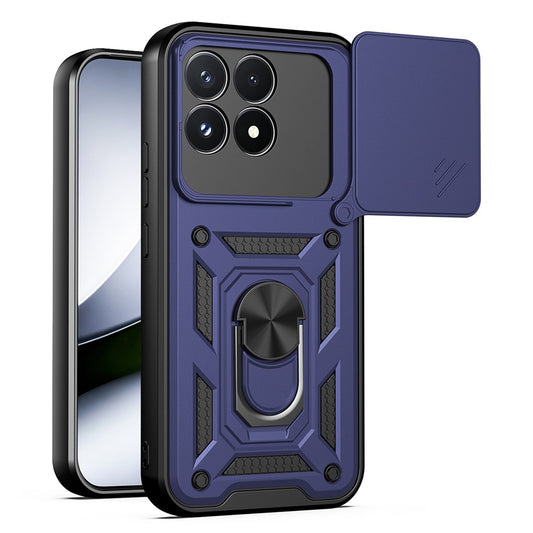 Custodia per Xiaomi Poco F9 Pro, Techsuit, CamShield, Blu