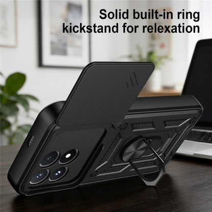 Custodia per Xiaomi Poco F9 Pro, Techsuit, CamShield, Nera