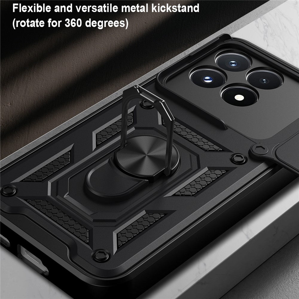 Custodia per Xiaomi Poco F9 Pro, Techsuit, CamShield, Nera