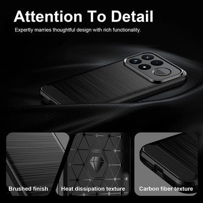 Coque pour Xiaomi Poco F9 Pro, Techsuit, Carbone, Noire